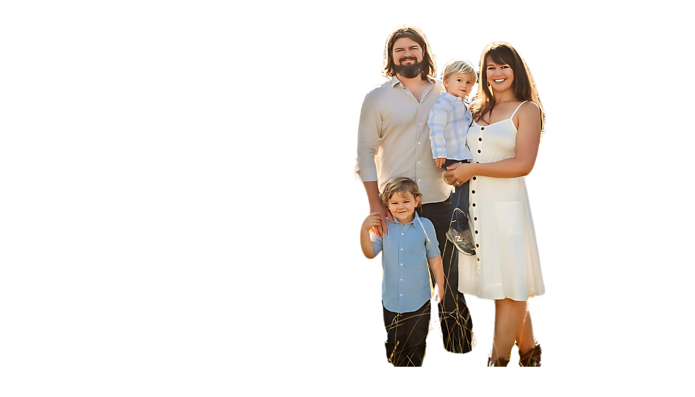 Ben, Tara and their two boys